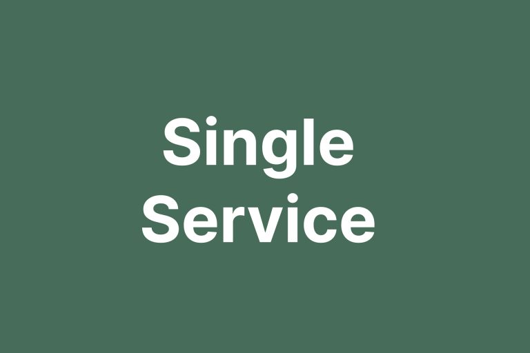 Single Service